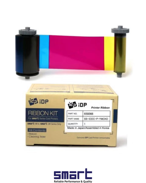 شريط ذكي ملون IDP-250/PRT 653779 - YMCKO، 250 طباعة لطباعة البطاقات الاحترافية