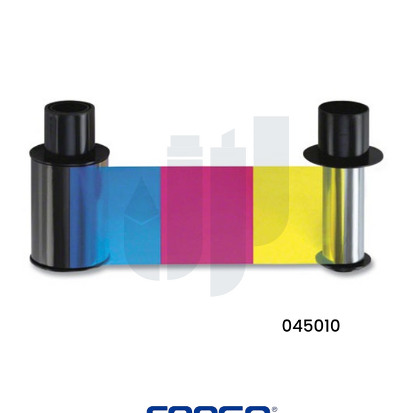 Fargo Ribbon DTC1000 Color 045010 - YMCKO Full-Color Ribbon for ID Card Printing