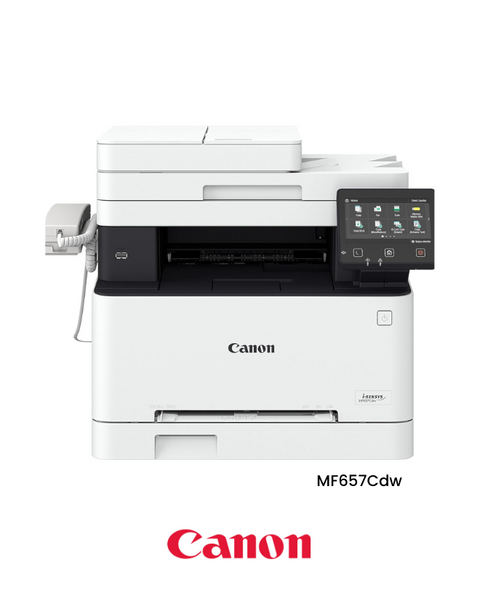 طابعة Canon MF657Cdw - طابعة ليزر ملونة متعددة الإمكانيات مع اتصال لاسلكي