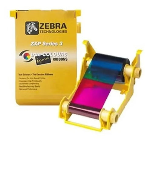 شريط زيبرا رقم PN 800033-840 - شريط ملون من YMCKO لطابعات ZXP Series 3 (200 نسخة مطبوعة)