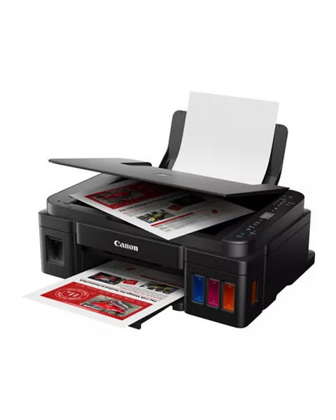 طابعة Canon G3410 - طابعة لاسلكية متعددة الإمكانات مزودة بخزان حبر عالي الإنتاجية