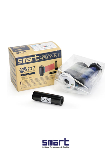Smart Ribbon Kit IDP/PRT-650634 - YMCKO Color Ribbon for Smart 30s & 50s Printers (New 653775)"