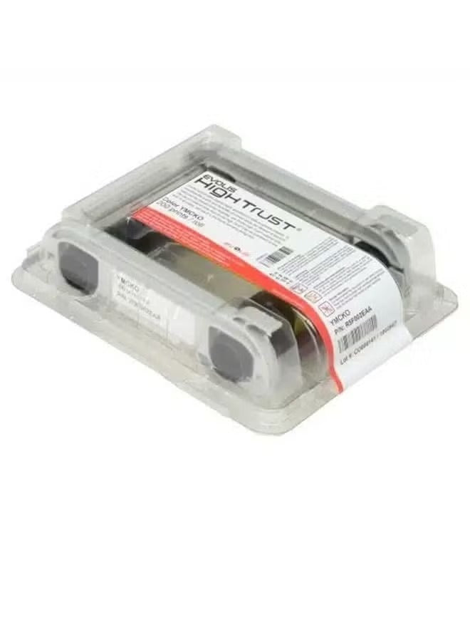 Evolis Ribbon Color R5F002EAA - YMCKO, 200 Prints for High-Quality Card Printing