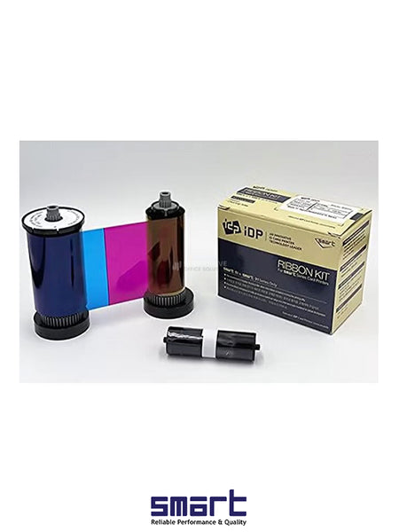 Smart Ribbon Kit IDP/PRT-650634 - YMCKO Color Ribbon for Smart 30s & 50s Printers (New 653775)"