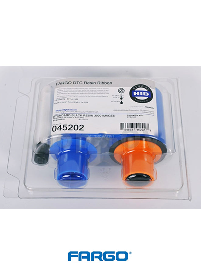 Fargo Ribbon 045202 - YMCKO, 3000 Images for DTC4500e Card Printer
