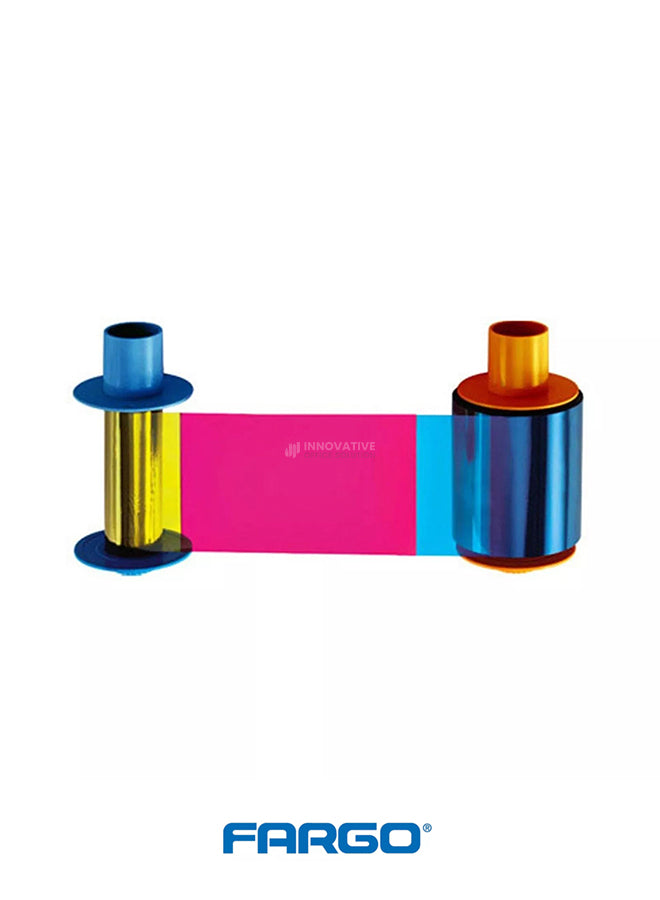 Fargo Ribbon 045202 - YMCKO, 3000 Images for DTC4500e Card Printer
