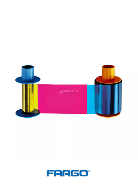 Fargo Ribbon 045202 - YMCKO, 3000 Images for DTC4500e Card Printer