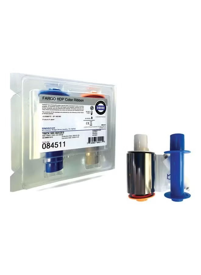 Fargo HDP5600 Ribbon 084511 - YMCK Color Ribbon for High-Definition Card Printing