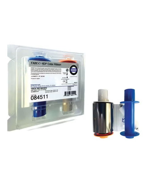 Fargo HDP5600 Ribbon 084511 - YMCK Color Ribbon for High-Definition Card Printing