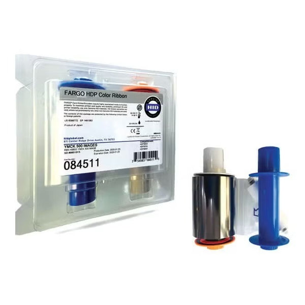 Fargo HDP5600 Ribbon 084511 - YMCK Color Ribbon for High-Definition Card Printing