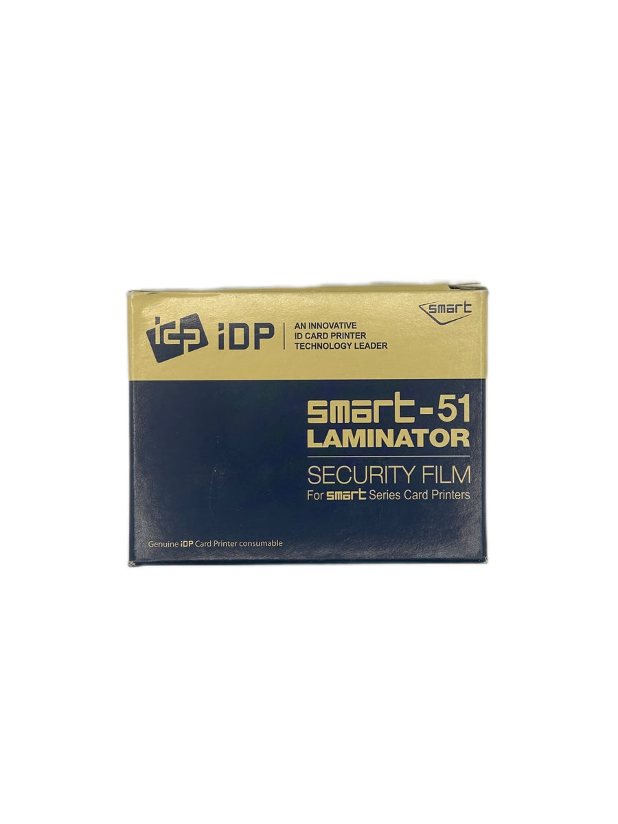 IDP Smart 51L Clear Laminate Film – 250 Cards for Durable ID Protection
