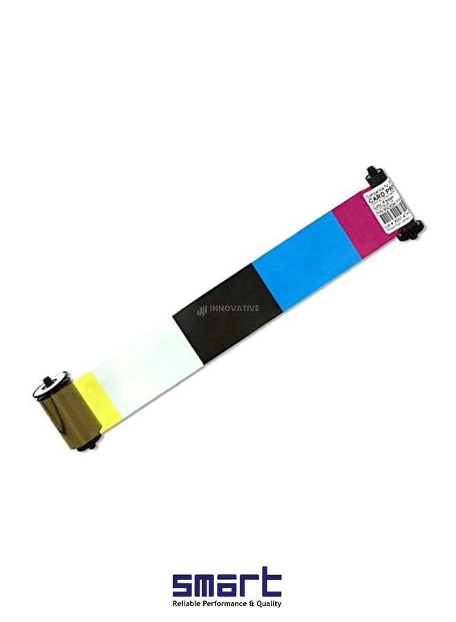 Smart Ribbon Kit IDP/PRT-650634 - YMCKO Color Ribbon for Smart 30s & 50s Printers (New 653775)"