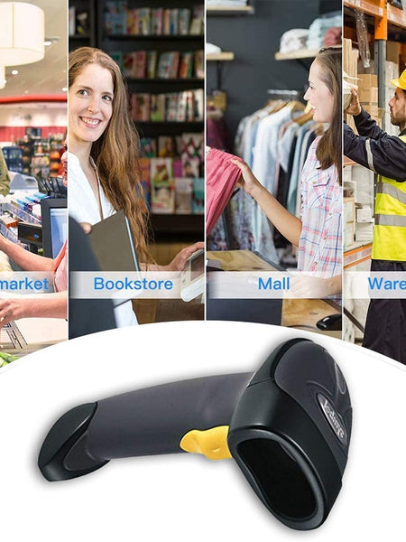 Zebra LS-2208 Barcode Scanner - Reliable Wired Handheld Scanner for Fast & Accurate Scanning