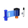 Fargo Ribbon 045200 - YMCKO Color Ribbon for DTC4500 Printers, 500 Images