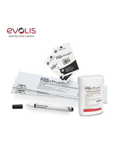 Evolis Advanced Cleaning Kit ACL002 - Complete Maintenance for Card Printers