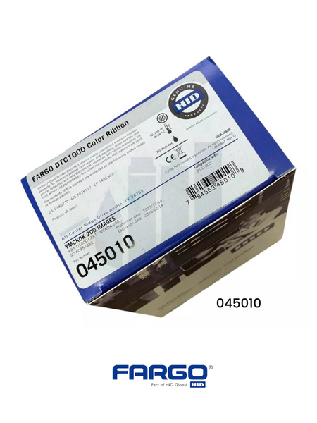 Fargo Ribbon DTC1000 Color 045010 - YMCKO Full-Color Ribbon for ID Card Printing