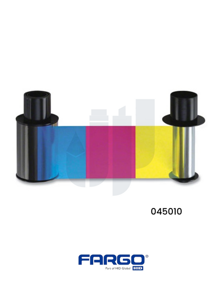 Fargo Ribbon DTC1000 Color 045010 - YMCKO Full-Color Ribbon for ID Card Printing