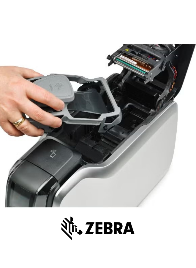 طابعة بطاقات Zebra ZC32 - طابعة بطاقات هوية ثنائية الجوانب للاستخدام المهني