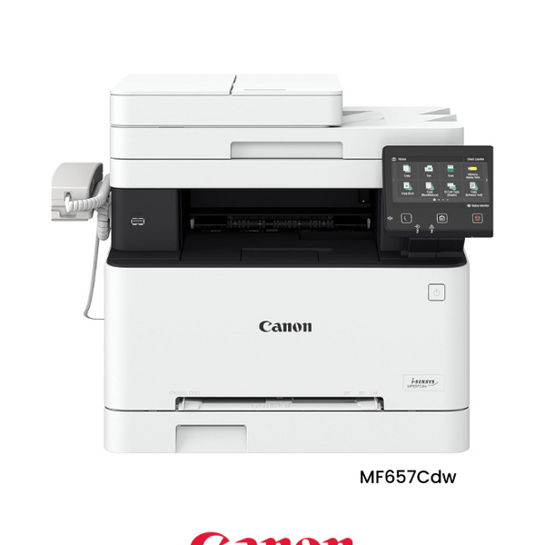 طابعة Canon MF657Cdw - طابعة ليزر ملونة متعددة الإمكانيات مع اتصال لاسلكي