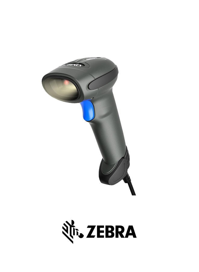 Zebra LS-2208 Barcode Scanner - Reliable Wired Handheld Scanner for Fast & Accurate Scanning