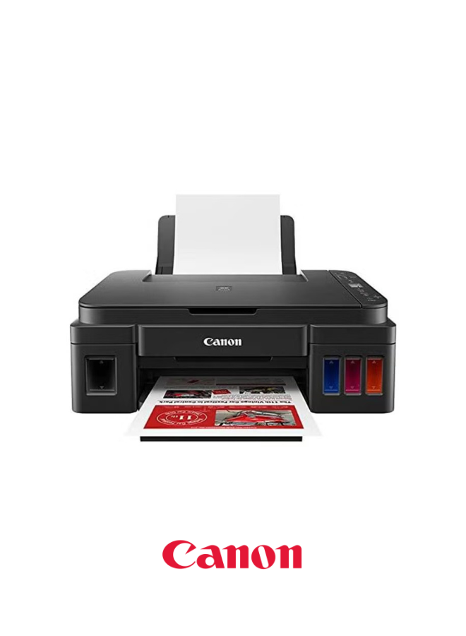 طابعة Canon G3410 - طابعة لاسلكية متعددة الإمكانات مزودة بخزان حبر عالي الإنتاجية
