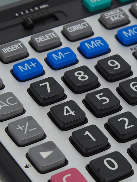 Casio DS-2JT-W-DH Desktop Calculator – Heavy-Duty, Dual Power, Large Display
