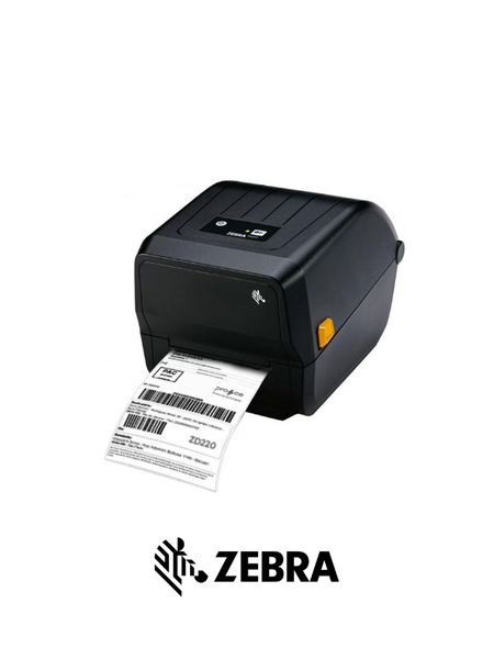 طابعة الباركود Zebra ZD220T - طابعة ملصقات نقل حراري بأسعار معقولة
