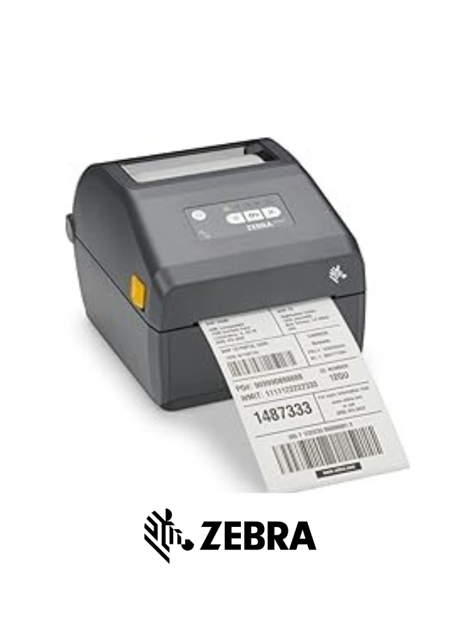 طابعة الباركود Zebra ZD421T - طابعة ملصقات نقل حراري متقدمة للشركات