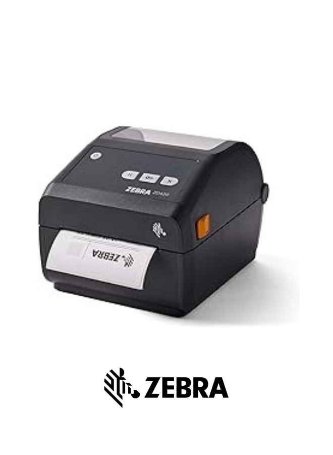 طابعة الباركود Zebra ZD421T - طابعة ملصقات نقل حراري متقدمة للشركات