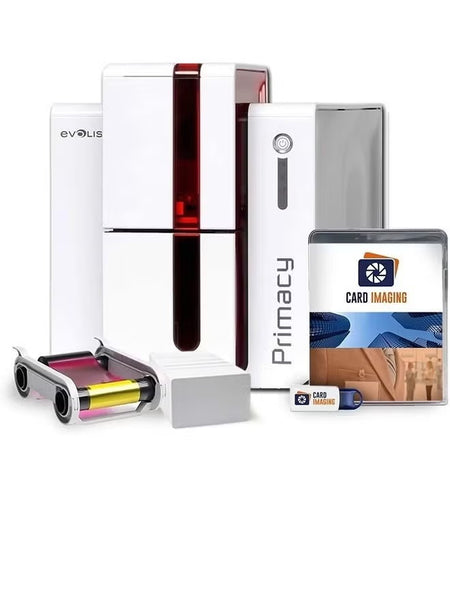 Evolis Ribbon Color R5F008EAA - YMCKO, 300 Prints for High-Quality Card Printing