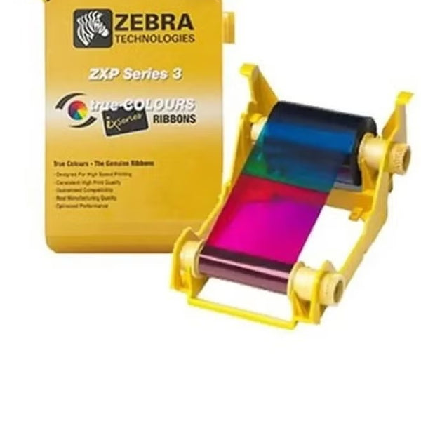 Zebra Ribbon PN 800033-840 - YMCKO Color Ribbon for ZXP Series 3 Printers (200 Prints)