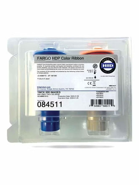 Fargo HDP5600 Ribbon 084511 - YMCK Color Ribbon for High-Definition Card Printing