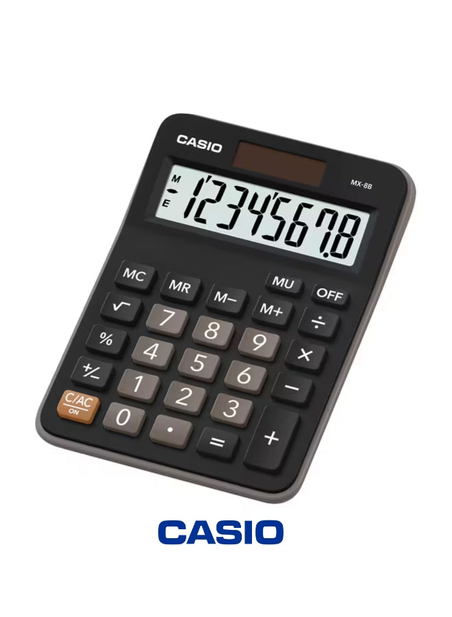 آلة حاسبة Casio MJ-120D - آلة حاسبة مكتبية مكونة من 12 رقمًا مع وظائف الضرائب والعملة