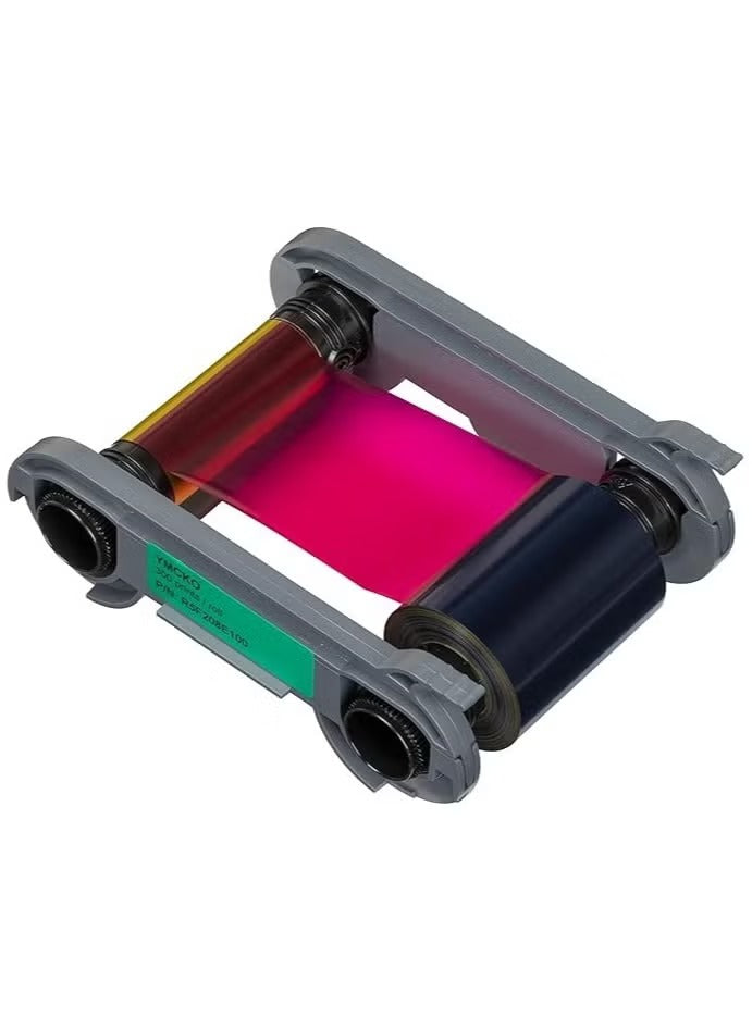 Evolis Ribbon R5F208M100 - YMCKO, 300 Prints for Primacy 2 Card Printer