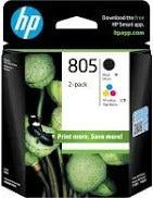 HP 805 Color/ Ink Cartridge Combo 2-Pack