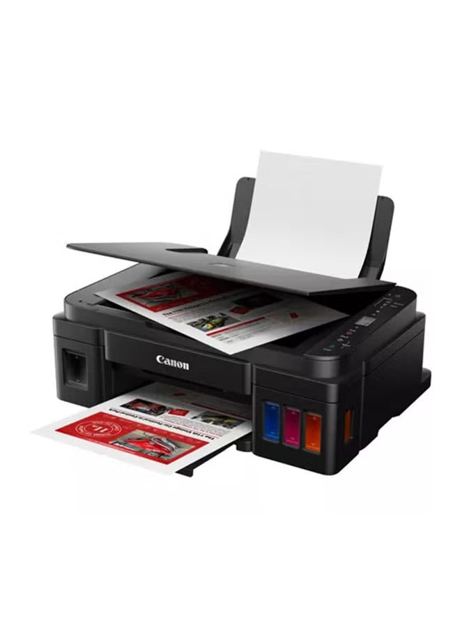 طابعة Canon G3410 - طابعة لاسلكية متعددة الإمكانات مزودة بخزان حبر عالي الإنتاجية